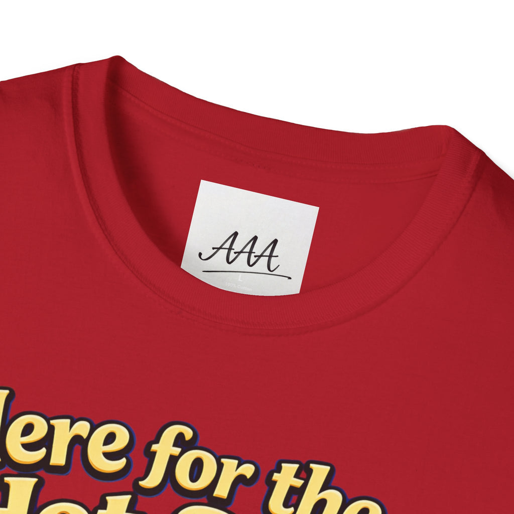 Here for the Hot Son graphic T-Shirt | Jewish Shabbat Seder Illustration