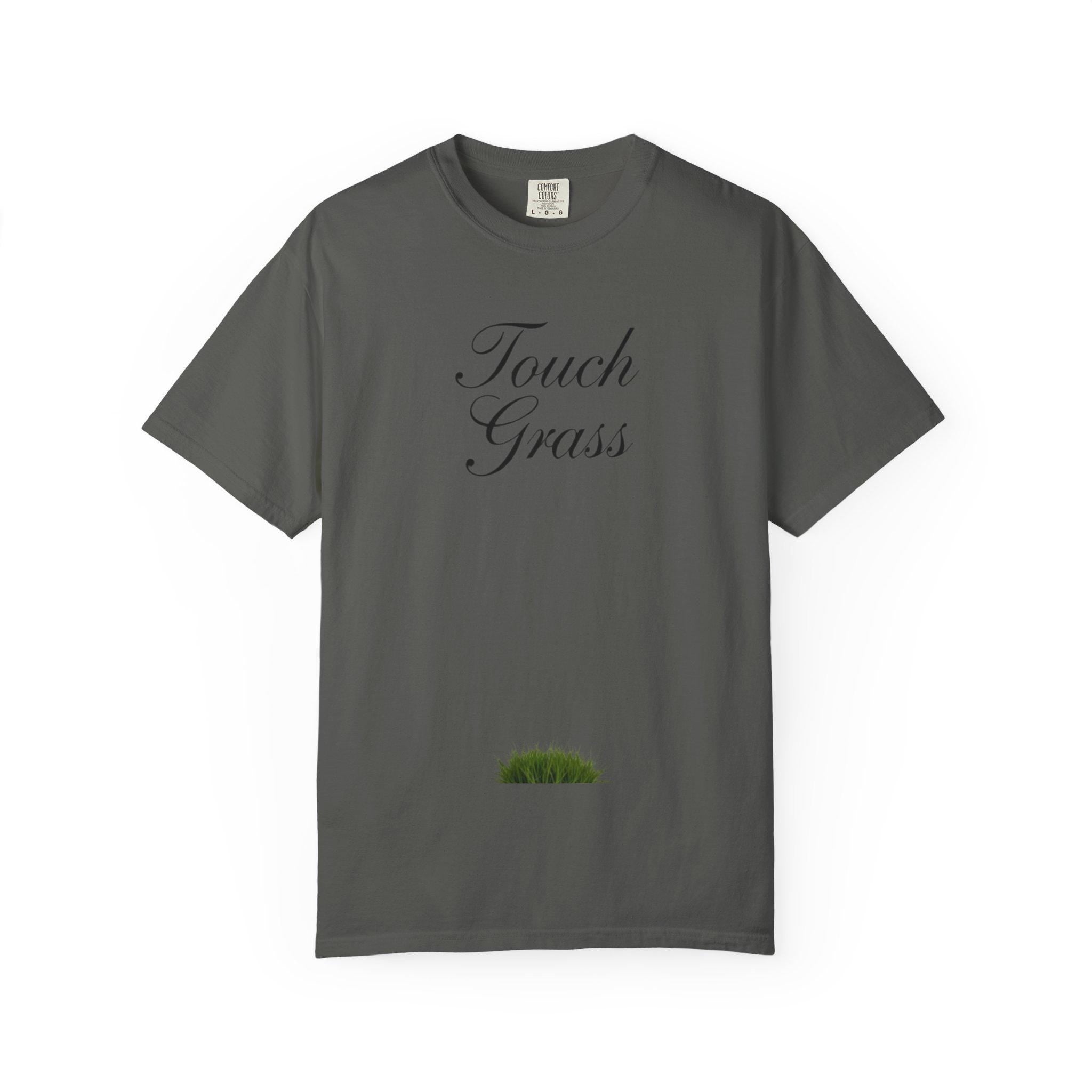 Touch Grass T-Shirt Minimalist Cottagecore Tee