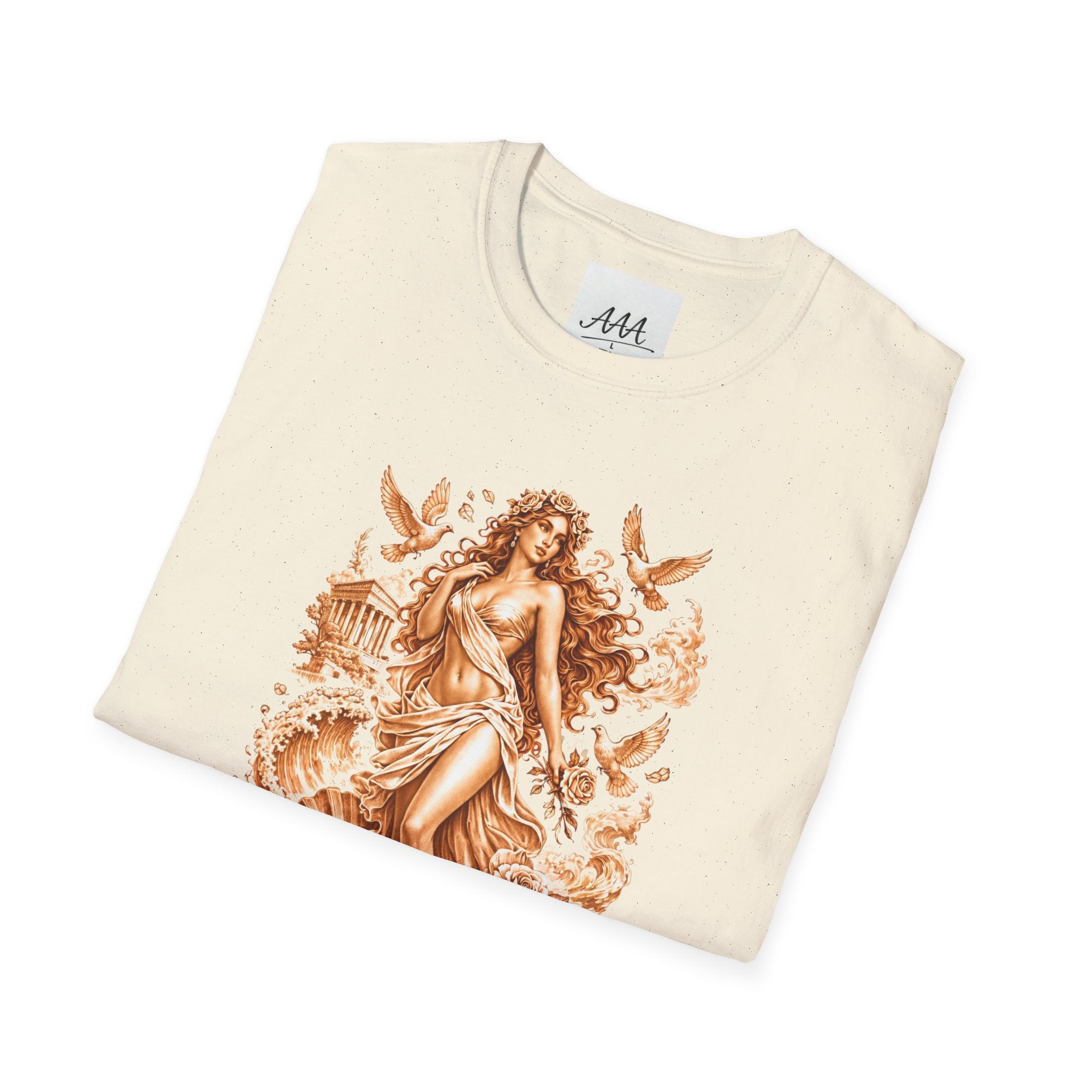 Aphrodite T-Shirt | Greek Goddess of Love Mythology Tee | Ancient Greece Graphic Shirt | Gift for Her | Unisex Soft Cotton
