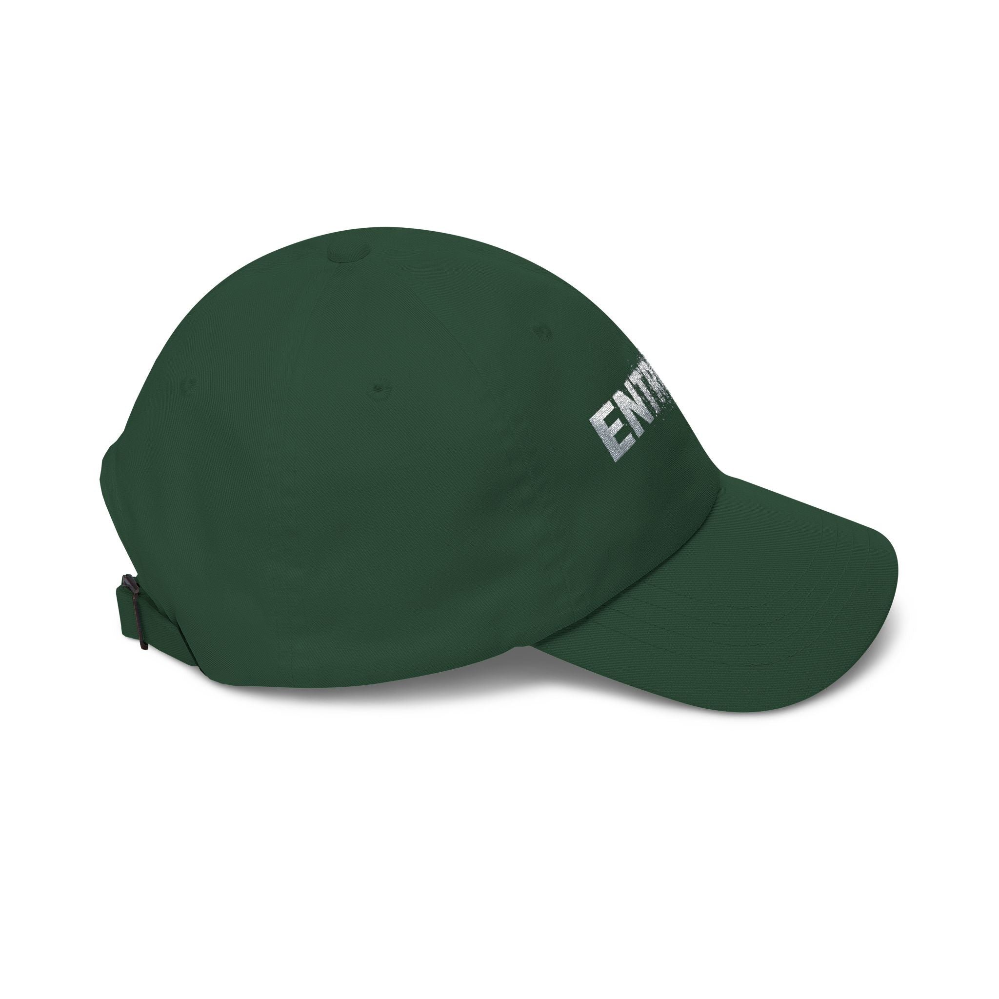 Entropy White Baseball Hat