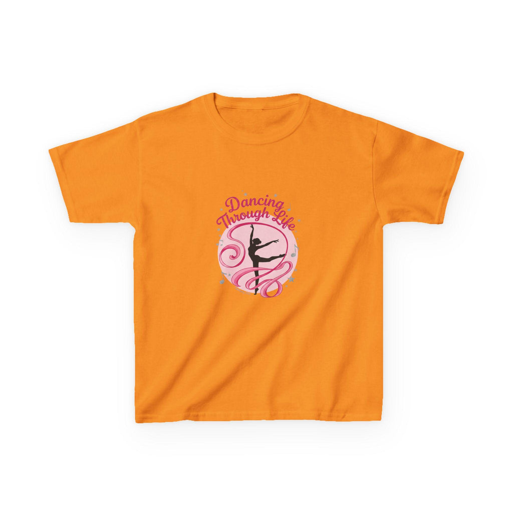 Kids T-Shirt Dancing Through Life Ballerina Tee
