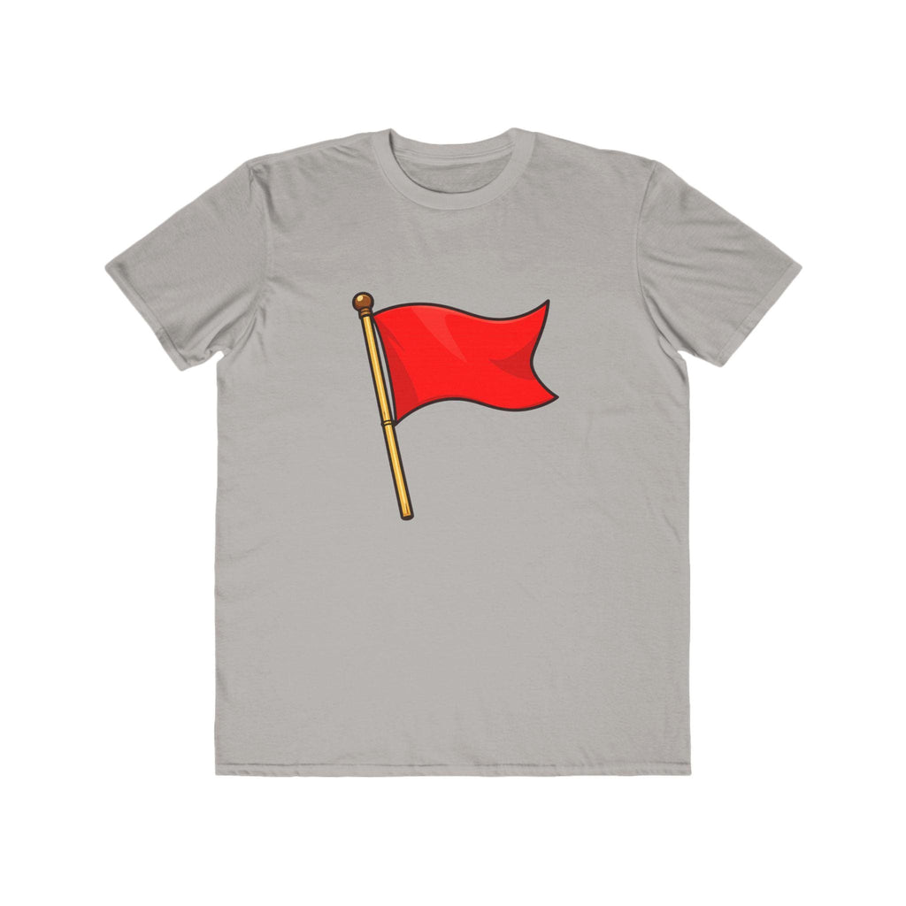 Red Flag Graphic Tee Men's Casual Cotton T-Shirt