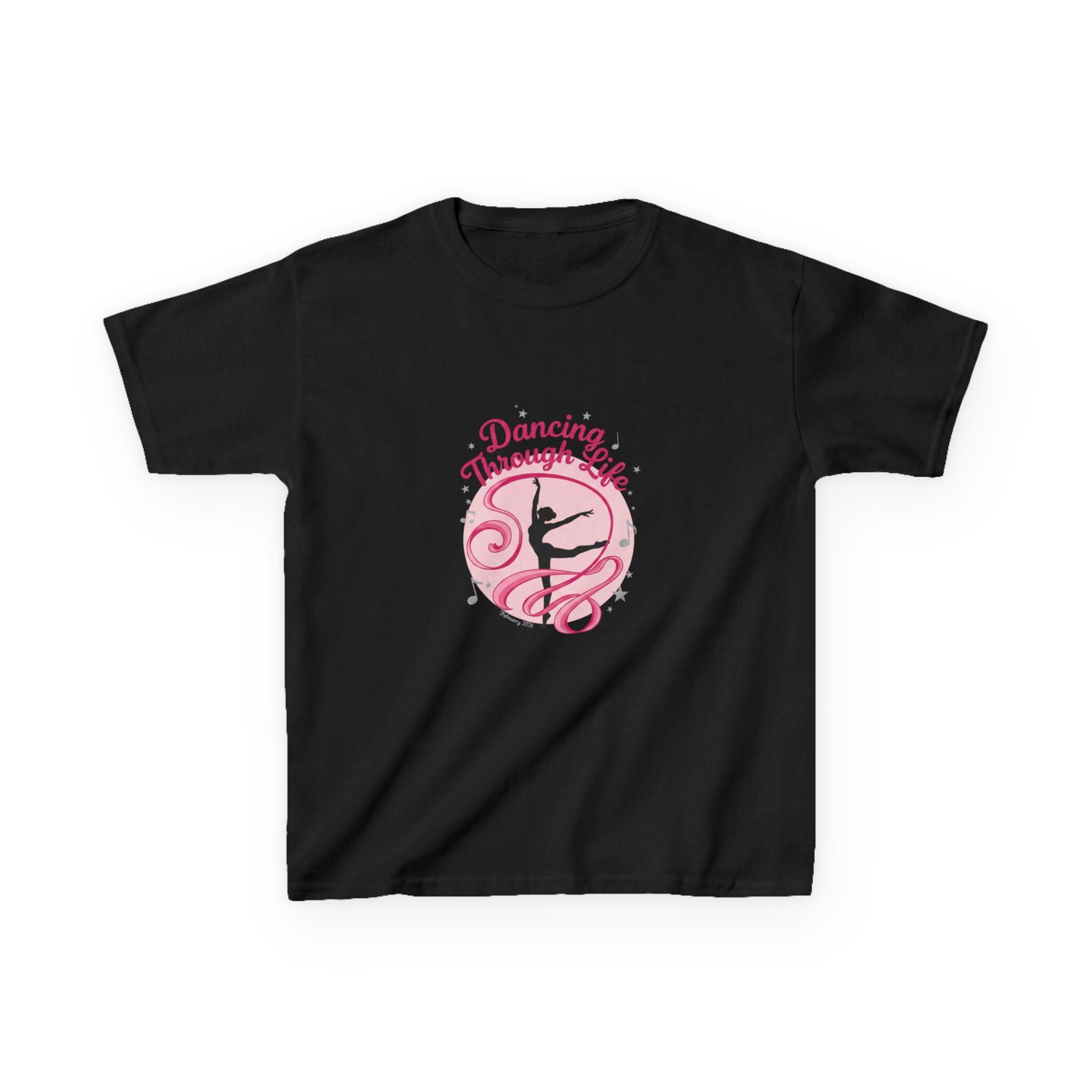 Kids T-Shirt Dancing Through Life Ballerina Tee