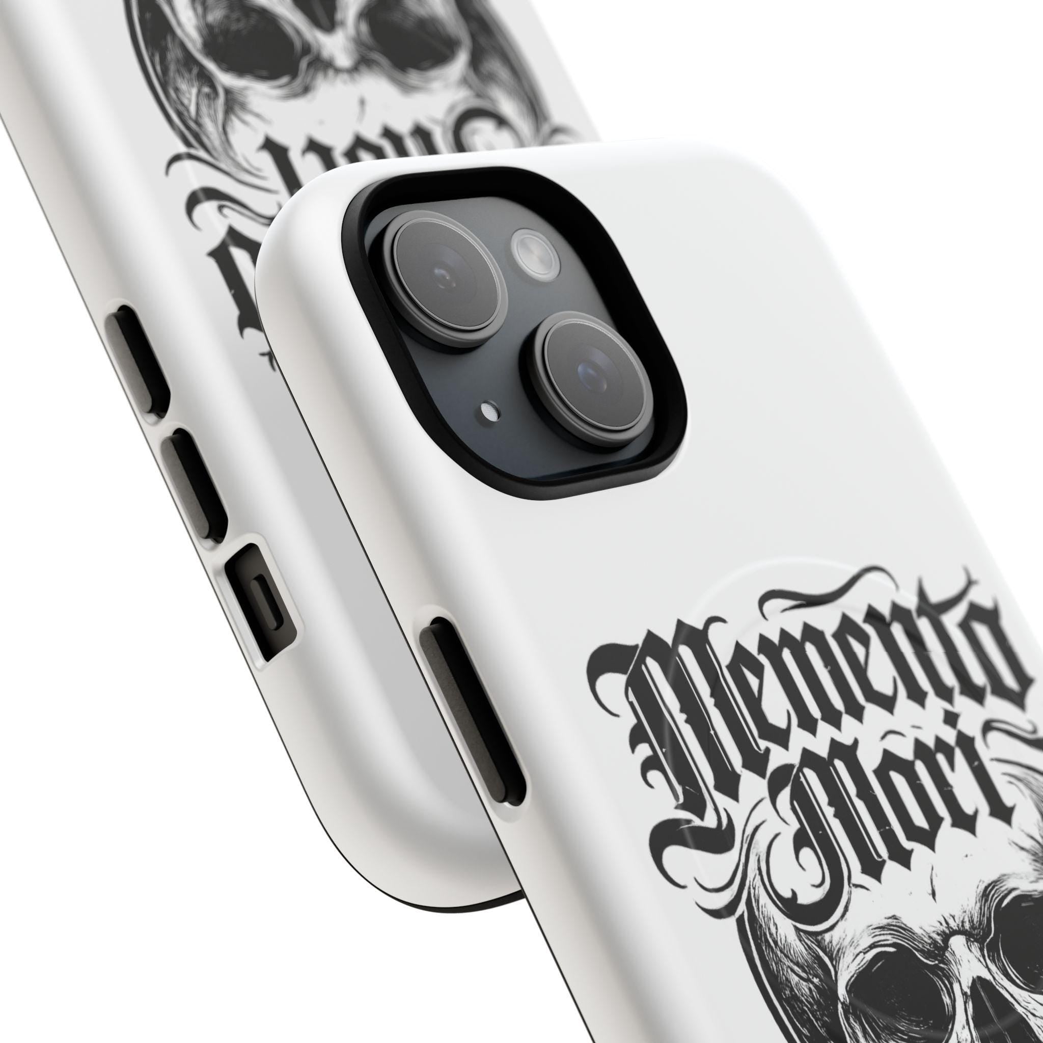 Memento Mori Skull Tough Magnetic Phone Case