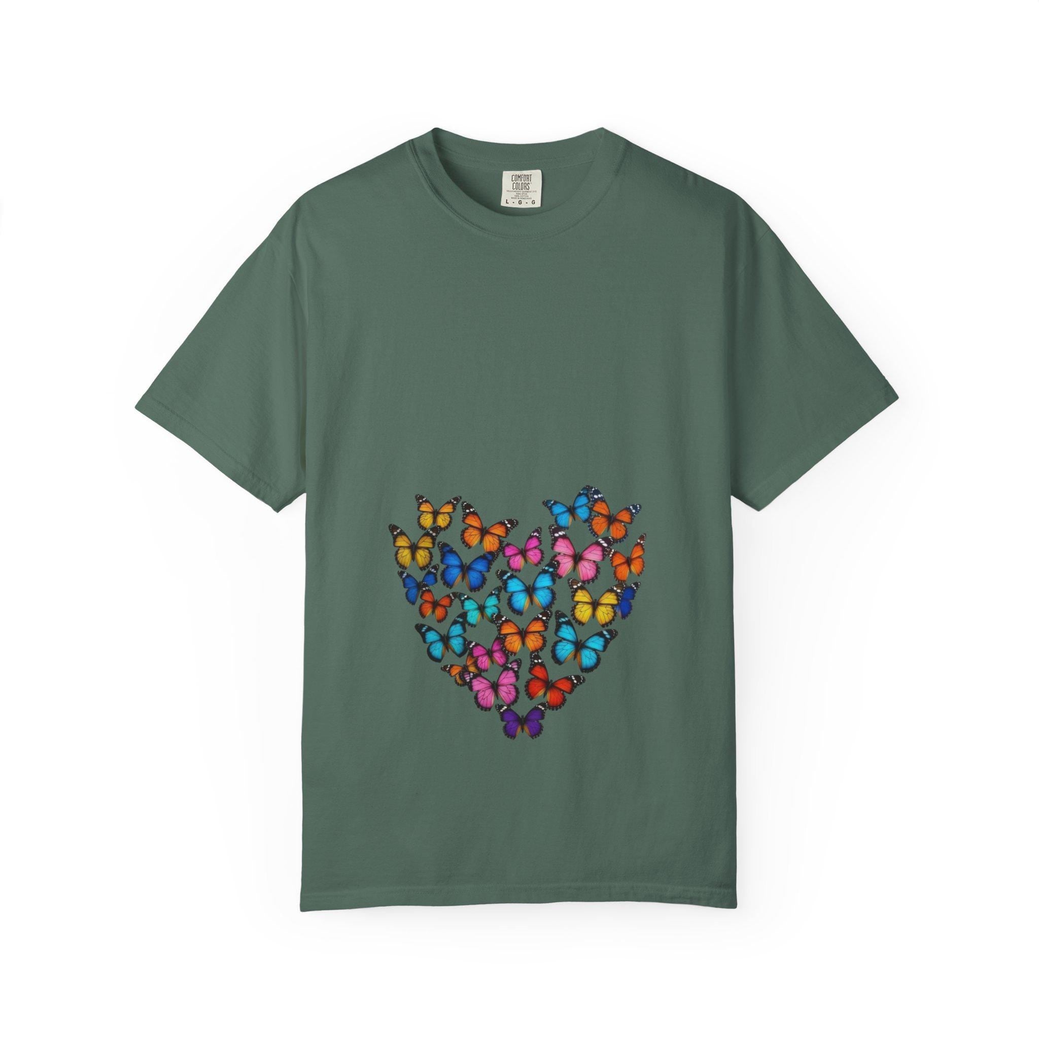 Butterflies in My Belly Colorful Graphic Tee