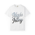 Made of Irony T-Shirt Retro Chrome Script Graphic Tee