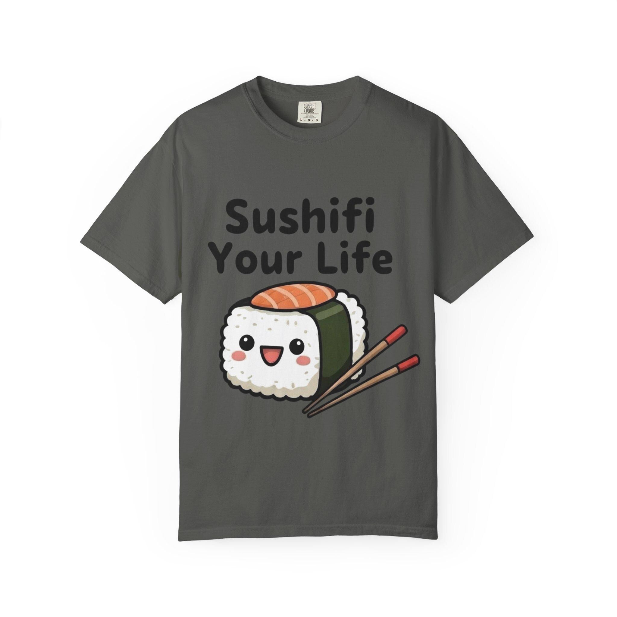 Sushifi Your Life T-Shirt Cute Kawaii Sushi Graphic Tee