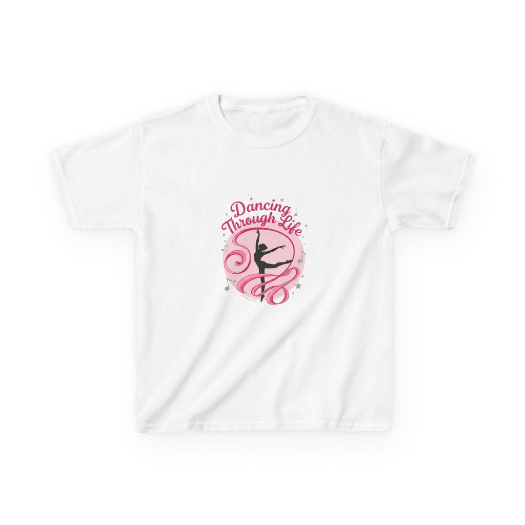 Kids T-Shirt Dancing Through Life Ballerina Tee