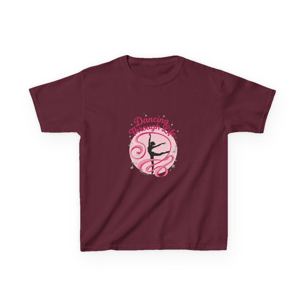 Kids T-Shirt Dancing Through Life Ballerina Tee