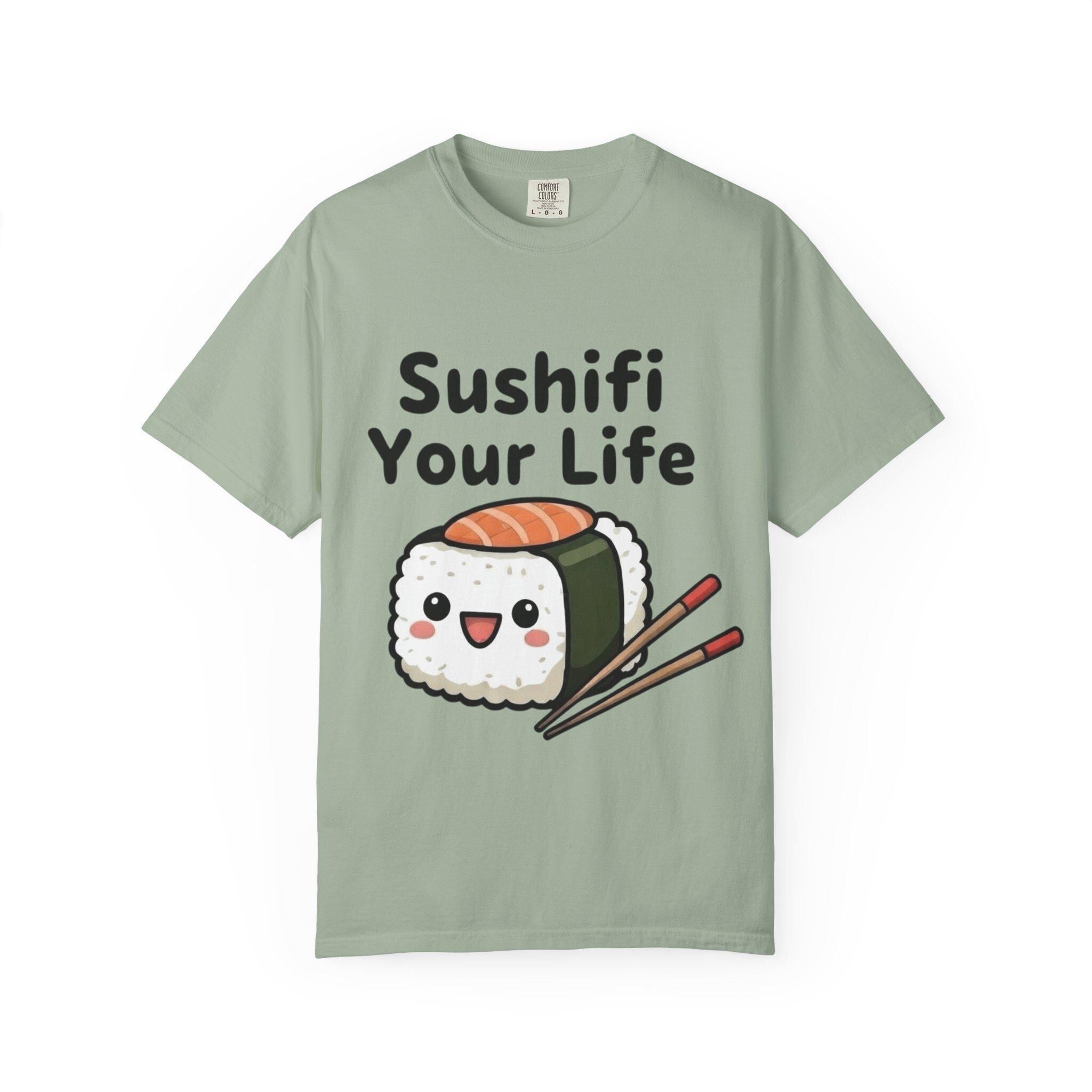 Sushifi Your Life T-Shirt Cute Kawaii Sushi Graphic Tee