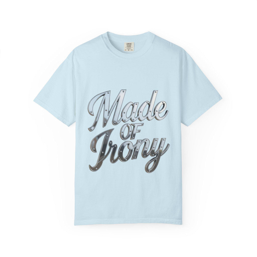 Made of Irony T-Shirt Retro Chrome Script Graphic Tee