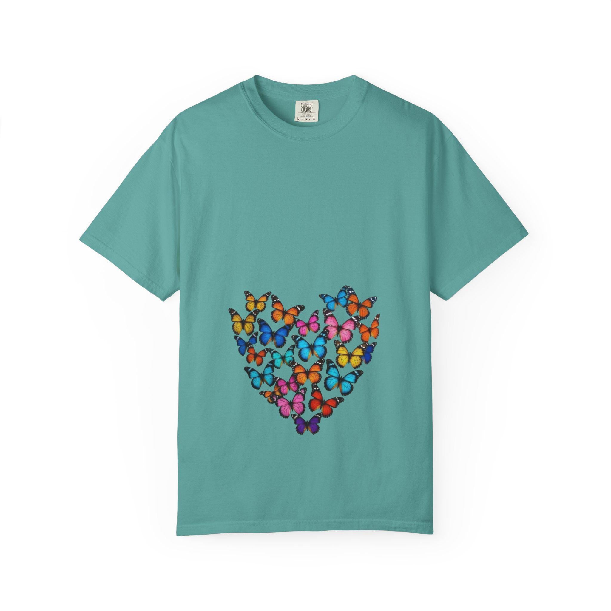 Butterflies in My Belly Colorful Graphic Tee
