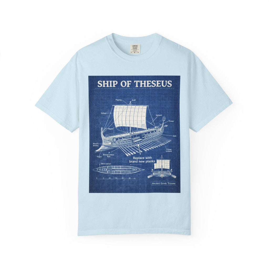 Ship of Theseus T-Shirt Blueprint Nautical Design