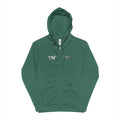 Entropy Zip-Up Hoodie Minimal 'ENERGY' Front Graphic, Cozy Fleece Zipper Hoodie