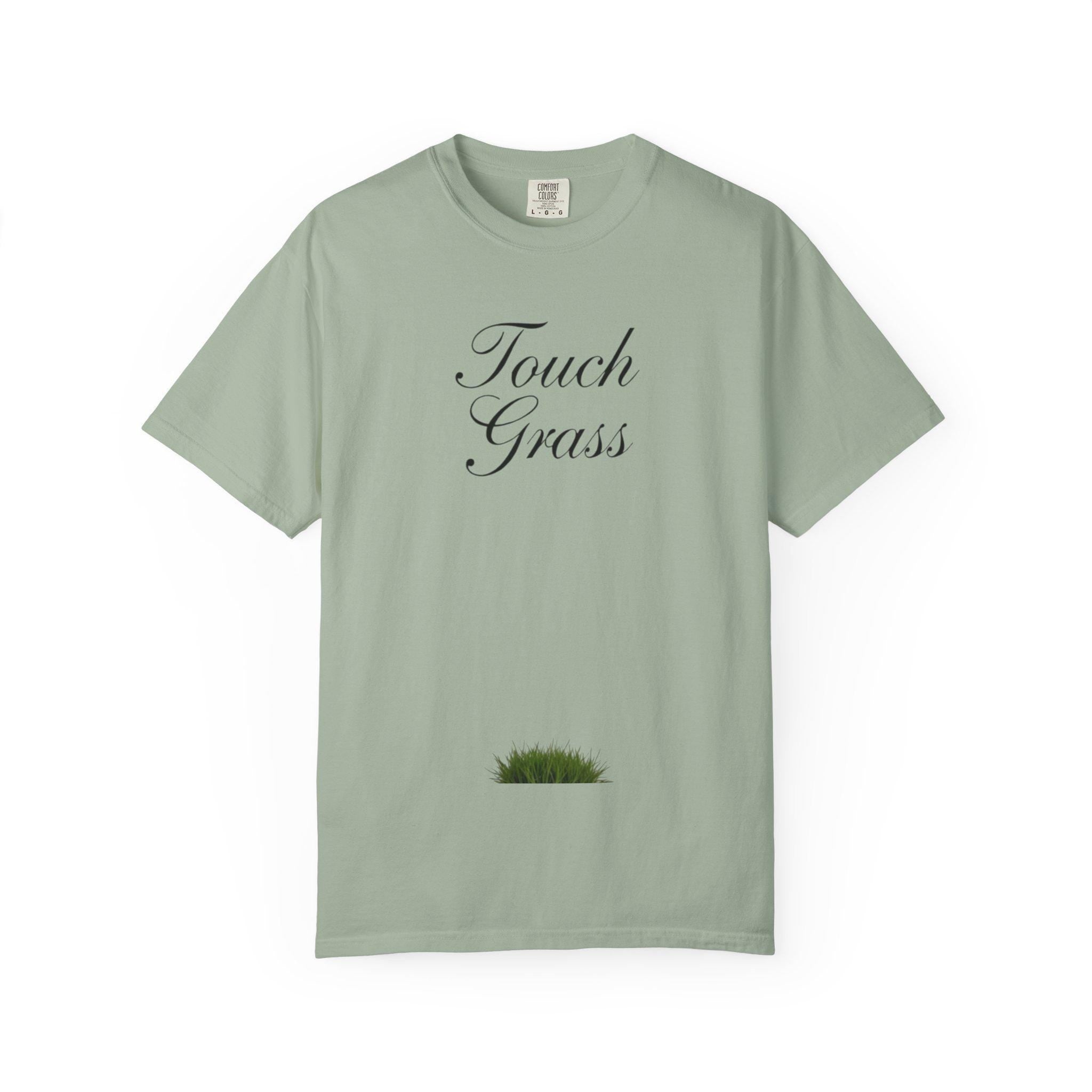 Touch Grass T-Shirt Minimalist Cottagecore Tee